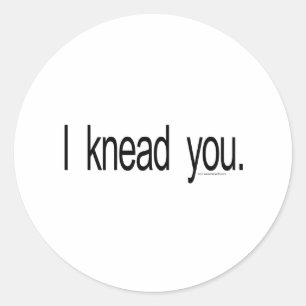 Sticker Rond Massage - Je vous connais