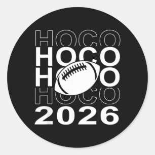 Sticker Rond Match de football américain de rentrée 2026