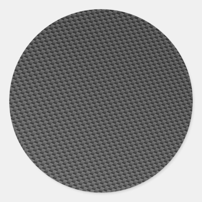 Sticker Rond Matériau en fibre de carbone (Devant)