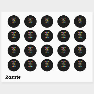 Sticker Rond Maternelle Ninja Maternelle