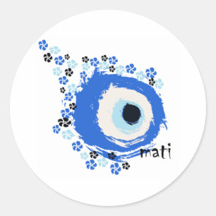 STICKER ROND MATI