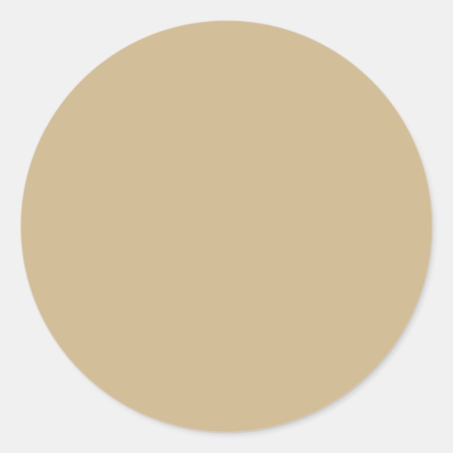 Sticker Rond Matte Gold (Devant)