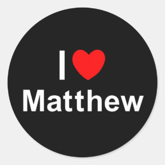 Sticker Rond Matthew