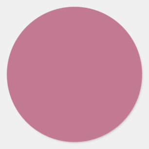 Sticker rond Mauve