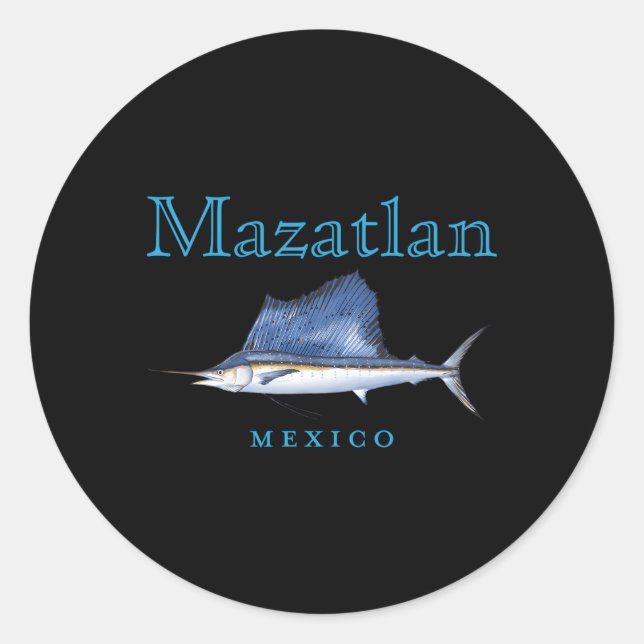 Sticker Rond Mazatlan Mexique (Devant)