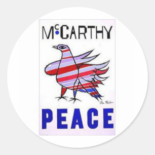 Sticker Rond Mccarthy 1968