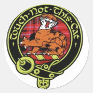 Sticker Rond McGillivray Family Crest