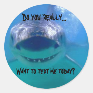 Sticker Rond Me tester