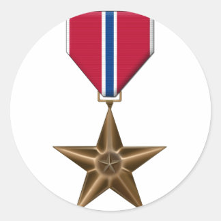 Sticker Rond Médaille de bronze
