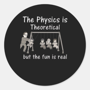 Sticker Rond Médecine Drôle Enseignant Cadeau Pour Les Physic
