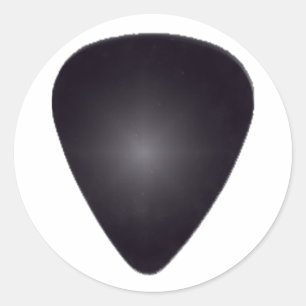 Sticker Rond Médiator pour guitare