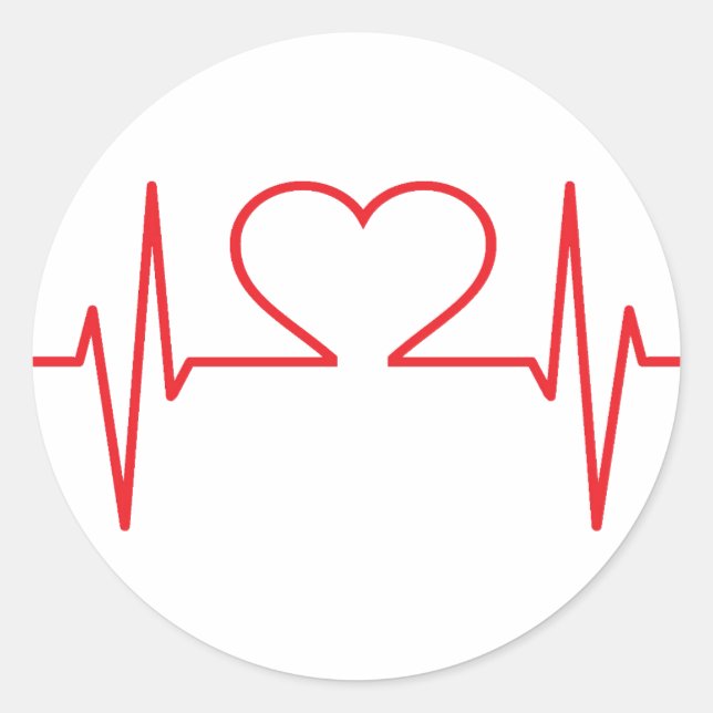 Sticker Rond Médicale simple (Devant)