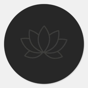 Sticker Rond Méditez Le Yoga Méditer Confiance L'Univers