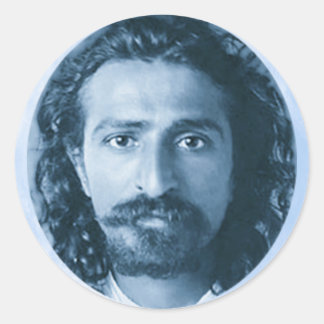 sticker rond meher baba