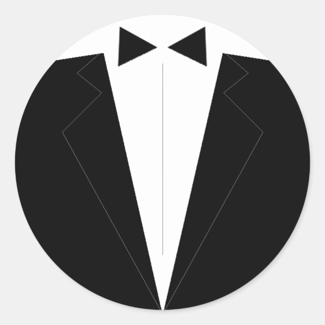 Sticker Rond Meilleur homme ou Groomsman Invitation Enveloppe P (Devant)