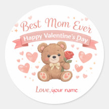 Meilleure Maman Carte de la Saint-Valentin Cœur Ca