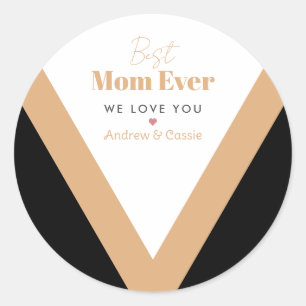 Sticker Rond Meilleure maman jamais