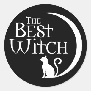 Sticker Rond Meilleure sorcière - sorcières