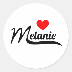 Sticker Rond Mélanie