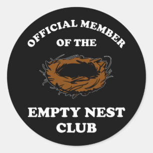 Sticker Rond Membre Officiel Du Vide Nest Club