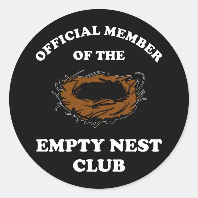 Sticker Rond Membre Officiel Du Vide Nest Club (Devant)