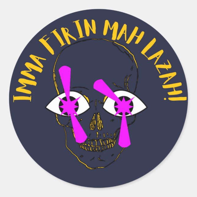 STICKER ROND MEME (Devant)