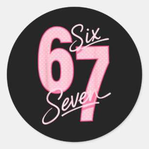 Sticker Rond Meme de la Saint-Valentin 67 rempli de cœurs drôle