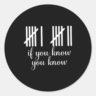 Sticker Rond Mème drôle 67 Six Sept Si Vous Savez Vous Savez Gé