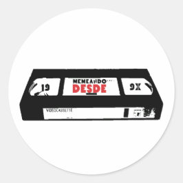 Sticker Rond Memeando Desde 199X Mois du patrimoine hispanique 