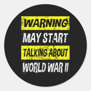 Sticker Rond Mémorabilie de la Seconde Guerre mondiale Chemise 