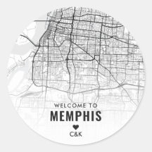 Memphis, Tennessee City Map | Bienvenue Mariage