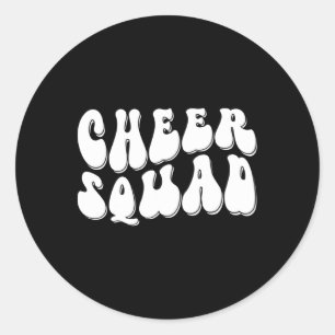 Sticker Rond Meneur de claque pour fille de l'équipe de meneuse
