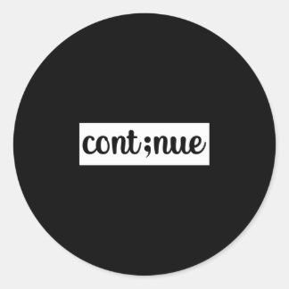 Sticker Rond Mens prevention awareness mental health depression