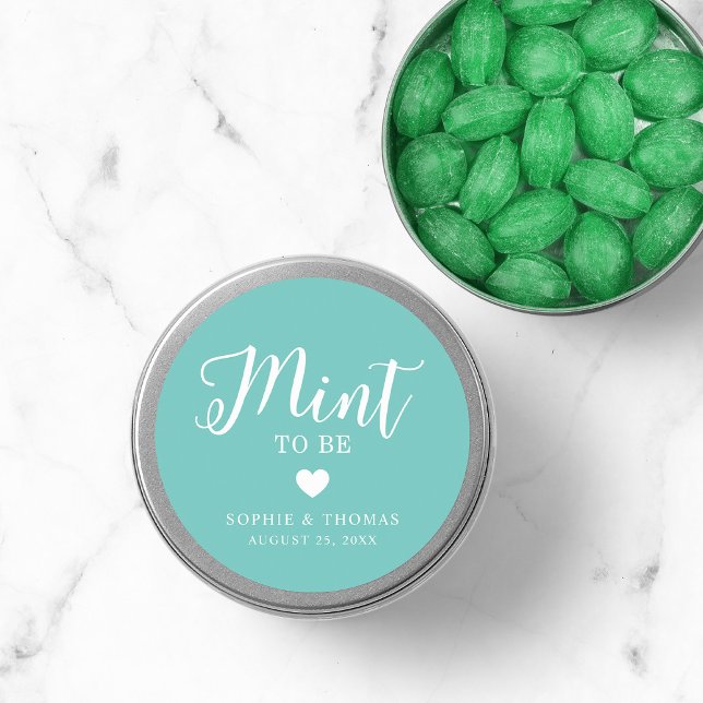 Sticker Rond Mention de Mariage couleur personnalisée (Créateur téléchargé)