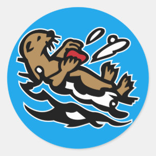 Sticker Rond Mer