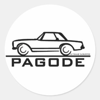 Sticker Rond Mercedes