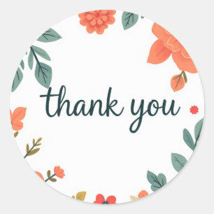 Sticker Rond merci