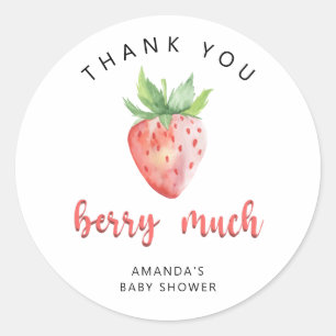 Sticker Rond Merci beaucoup