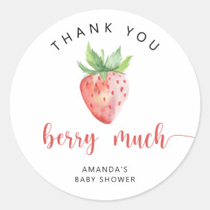 Sticker Rond Merci beaucoup