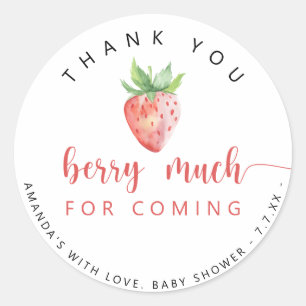 Sticker Rond Merci beaucoup