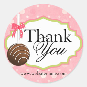 Sticker Rond Merci de boulangerie de pâtisserie