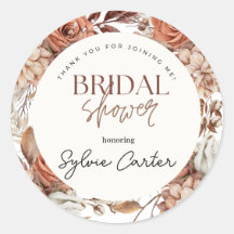 Merci de Fête des mariées florale Boho
