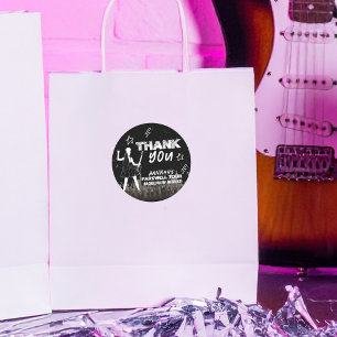 Sticker Rond Merci Dernier Tour Punk Rock Bachelorette