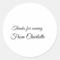 merci d'être venu nom du message texte