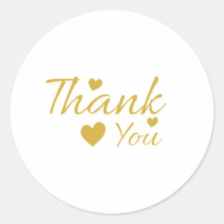 Sticker Rond Merci ovale blanc