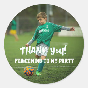 Sticker Rond Merci pour enfants