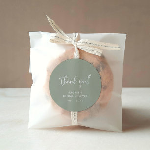 Sticker Rond Merci pour un enterrement de vie de jeune fille Mo