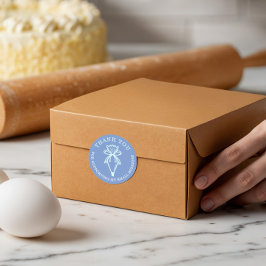 Sticker Rond Merci Pour Votre Entreprise Boulangerie Pâtisserie