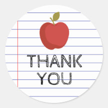 Merci Retour à l'école Enseignant Classe Apple