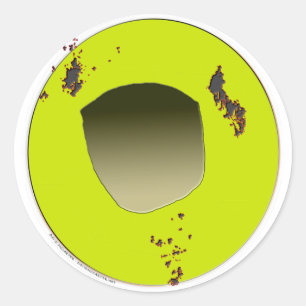 Sticker Rond Merde